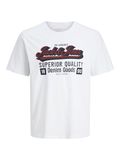 JACK&JONES JJELOGO TEE SS ONECK 2 COL AW25 NOOS PLS Heren T-shirt 6XL Cloud Dancer