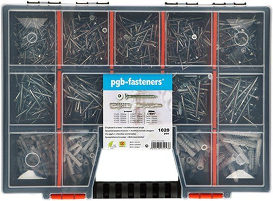 pgb-Europe SMART Assortimentdoos schroef+pluggen 1070dlg