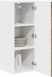 vidaXL Vaatwasserpaneel Kalmar Oudhout 30 x 31 x 80 cm Bewerkt hout