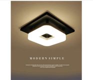 Merkloos Badkamerlamp Plafond - Plafoniere Badkamer - Lamp voor in de Badkamer - Premium - Wit/Zwart - Acryl/Metaal - Modern