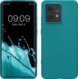 kwmobile telefoonhoesje geschikt voor Motorola Edge 40 Neo - Back cover in petrol