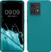 kwmobile telefoonhoesje geschikt voor Motorola Edge 40 Neo - Back cover in petrol