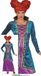 Fiestas Guirca Dames Jurk Sister Witch Blauw/Paars Maat S