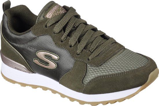 Skechers Retros-Og 85-Goldn Gurl Dames Sneakers - Olive - Maat 37