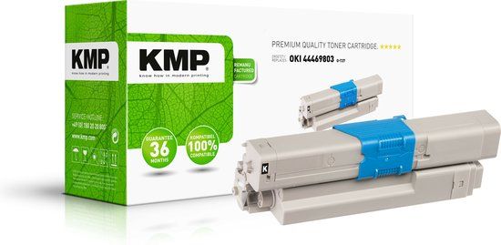 KMP Toner cartridge 44469803 Zwart 3500 pagina's compatibel met OKI C330DN, C331DN, C510DN, C511DN, C530DN, C531DN, MC351DN, MC352DN, MC361DN, MC362DN, MC561DN, MC562DN, MC562DNW, C310DN