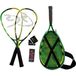 Speedbadminton Speedminton Junior set - blauw/groen/geel - crossminton