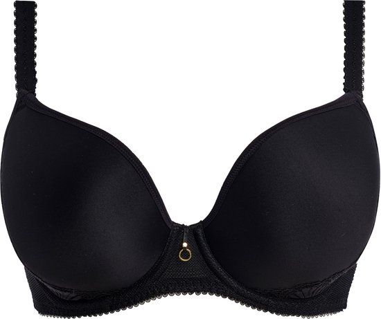 Freya FASCINATE Dames T-shirt Beha BLACK Maat 75E