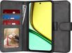Techsuit Diary Book Wallet Case Zwart geschikt voor Realme C67 4G