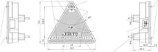 WAS Aanhangerachterlicht Open kabeleinden Knipperlicht, Reflector, Remlicht, Achterlicht, Achteruitrijlicht Achter, Rechts 12 V, 24 V