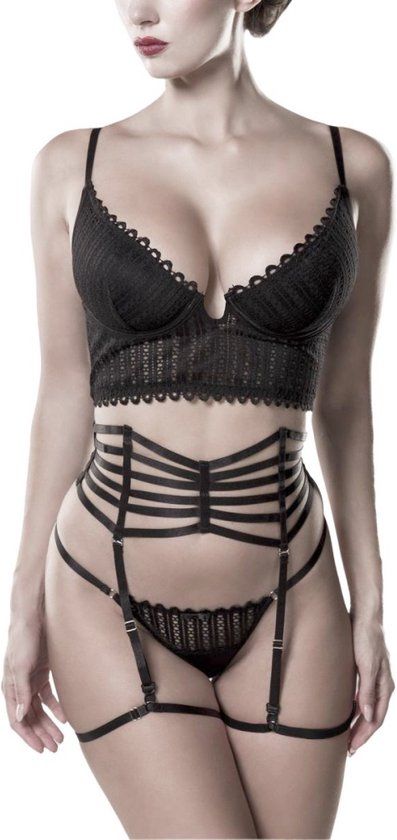 Grey Velvet Atixo GmbH Grey Velvet Lingerieset Dames Ondergoed - Zwart - XL