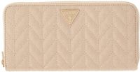 GUESS Stacey SLG Zip Around Wallet Light Beige crème