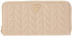 GUESS Stacey SLG Zip Around Wallet Light Beige crème