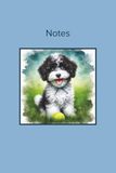 Charlie the Bordoodle Notebook: Adorable Watercolor Journal