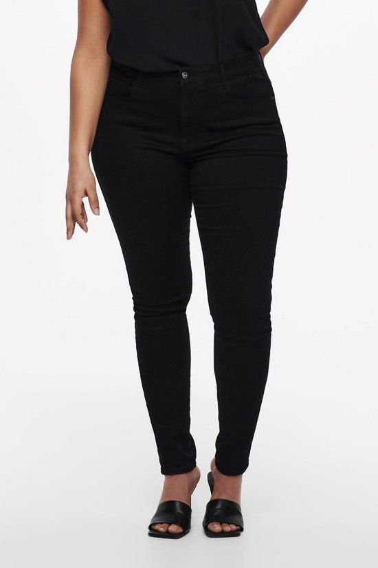 ONLY Carmakoma Caraugusta High Waist Skinny Jeans - Black