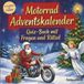 Schlauvento Interactive Motorradfahrer-Adventskalender: Quiz-Buch mit Fragen und Rätsel