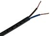 RS PRO Netsnoer, 2-aderig type 3182Y zwart x 1 mm² / Ø 6,39mm 10 A, 100m, 300 V, 500 V, PVC, rol van 100 meter