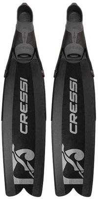 CRESSI Gara Turbo Boost Fins - Black, EU 46/47