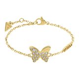 Guess Dames Guess stalen armband CHRYSALIS - Armband - Staal - Goudkleurig - 19 cm