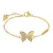 Guess Dames Guess stalen armband CHRYSALIS - Armband - Staal - Goudkleurig - 19 cm