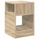 vidaXL Bijzettafel Sonoma Eiken 30,5 x 30 x 45 cm Bewerkt Hout