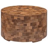 vidaXL Table basse 60x60x35 cm teck massif
