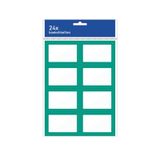 Kangaro Boeketiket 24 etiketten 3 vellen van 8 stuks groen