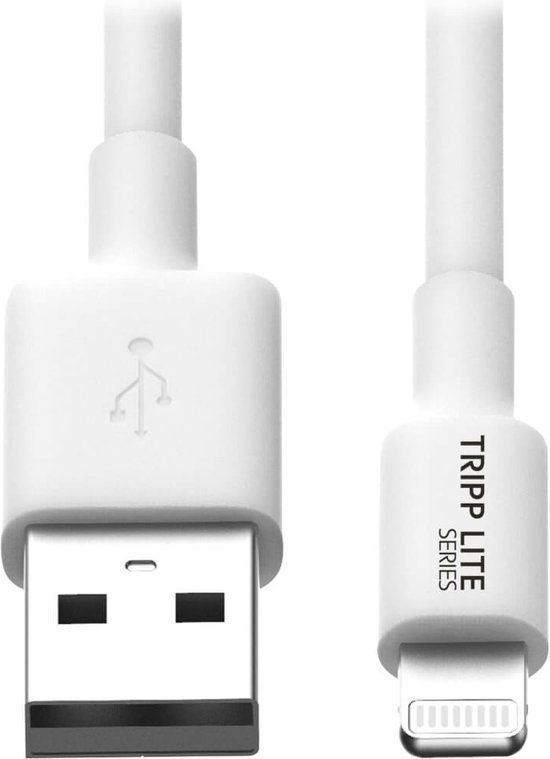 Tripp Lite M100-006-WH Lightning-kabel 1,8 m Wit