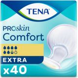 TENA ProSkin Comfort Extra Incontinentiepads - Unisex - Zwaarder urineverlies - 2 x 40 stuks