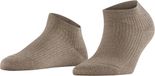 FALKE Shiny Rib Korte sokken dames grijs - maat 35-38