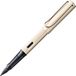 LAMY Lx luxe vulpen 058 van licht aluminium in de kleur palladium met edelmetaalafwerking en glanzend zwarte PVD-stalen penpunt, inclusief blauwe LAMY T 10 inktpatroon en geschenkverpakking