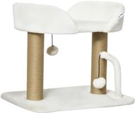 PawHut Krabpaal met bed voor binnenkatten 48x38x42cm wit