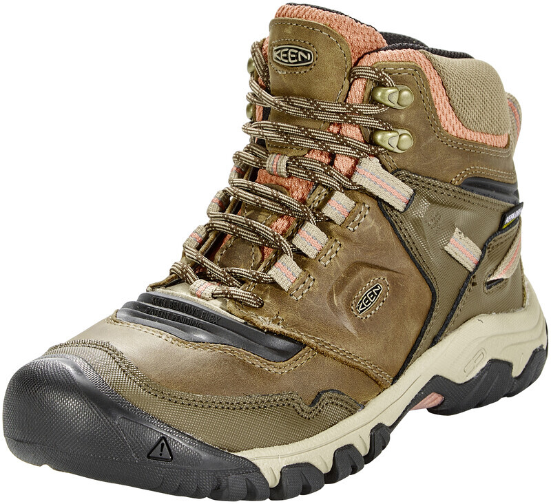 Keen Keen Ridge Flex Mid WP Schoenen Dames, bruin 2023 US 9 | EU 39,5 Trekking- & Wandelschoenen