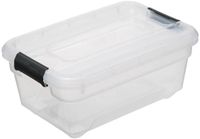 5Five Opbergkist met deksel - Solutions Box - 4 liter - 29x19x12 cm - kunststof - transparant