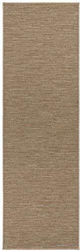 BT Carpet Nature 400 Terra Multicolor, platte stof, afmeting 80x450 cm, geschikt voor binnen en buiten (100% polypropyleen, uv- en vochtbestendig, geschikt voor vloerverwarming)
