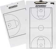 Sportec Coachblok - wit/zwart Basketbal