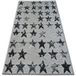 Rugsx - Tapis Lisboa 27219/956 Étoiles Petites Étoiles Noir Black 80x150 cm