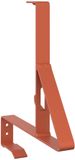 vidaXL Support de sécurité neige 12 pièces rouge 29,5 x 3 x 34,5 cm acier