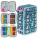 Astrabag CANDY BUNNY Trousse à crayons à 3 compartiments, complète avec accessoires