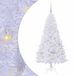 vidaXL - Kunstkerstboom - Wit - 150 cm - PVC en Staal