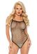Leg Avenue Netz Stringbody, Einheitsgröße, Schwarz