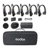 Godox Skytalk Air 5S 5-Person Full-Duplex Wireless Intercom Headset System (2.4 GHz)