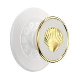 PopSockets PopGrip voor MagSafe Uittrekbare Greep en Standaard | Universeel voor Smartphone en Tablet | Met Verwisselbare PopTop | Venus White