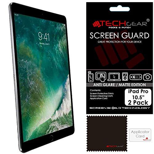 TECHGEAR 2 stuks matte displaybeschermfolies voor iPad Air 10,5 (iPad Air 3, 2019), iPad Pro 10,5 - matte bescherming tegen verblinding, beschermfolie voor iPad Pro 10,5 / iPad Air 3 2019