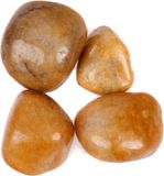 Concord Decoratie/hobby stenen/kiezelstenen Terra 350 gram - 3 a 5 cm Terracotta