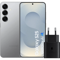 Samsung Galaxy S25 512GB Silver 5G + Samsung 25W Charger Black