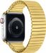 Strap-it Stalen rekband - Goud - Geschikt voor Apple Watch 44mm/45mm/46mm/49mm S/M