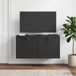 Maison Exclusive - Meuble TV mural 59,5 x 31 x 30 cm Noir