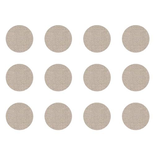 cyclingcolors 12x Afdekdoppen Zelfklevend 40 mm - Linnbeige