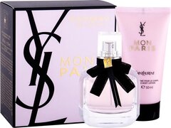 Yves Saint Laurent Mon Paris Giftset - 50 ml eau de parfum spray + 50 ml bodylotion - cadeauset voor dames