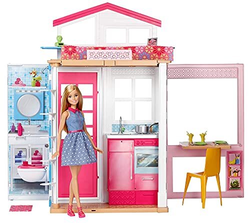 Mattel GmbH Barbie Huis En Pop Met 2 Verdiepingen